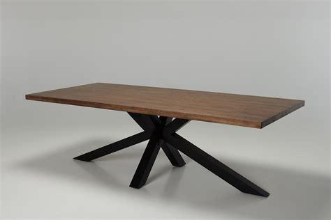 Black Metal Dining Table Legs | The Tube