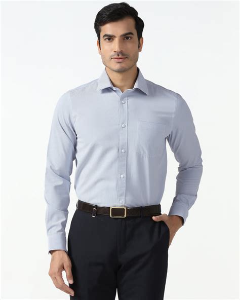 Buy Dusty Pink Non Iron Textured Shirt from Rise Collection