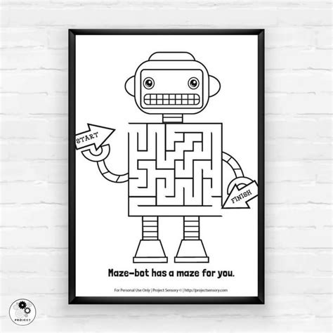 Printable Robot Activity 的图像结果