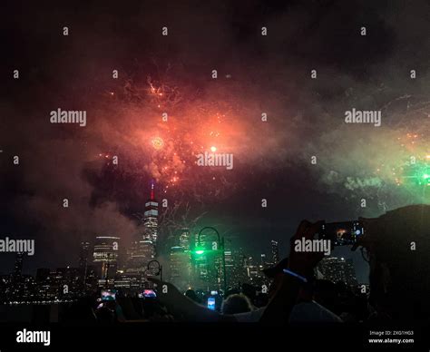 The Macys fireworks of the 4th of July (2024) view from the Exchange ...