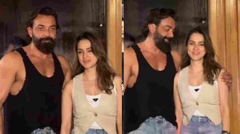 Bobby Deol is seen in Bandra with his wife Tania, the couple posed for ...