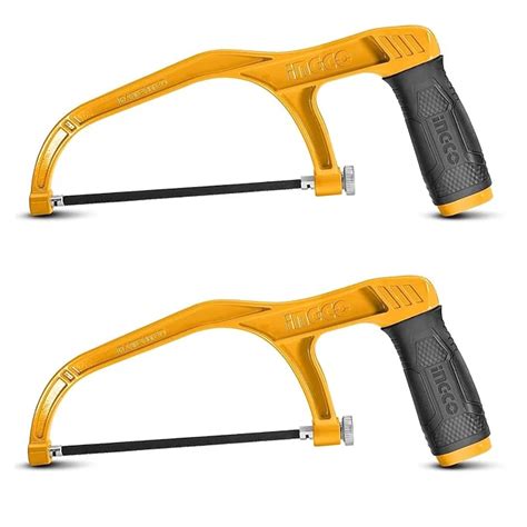 INGCO 2PCS PACK Mini Hacksaw, 150mm (6") Hand Saw, Comfortable Handle ...