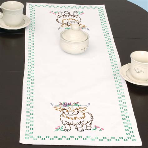 Highland Cow Table Runner