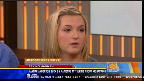 Hannah Anderson back on national TV talking about kidnapping | cbs8.com
