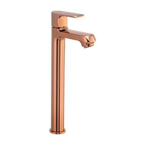 Lustre Table Mounted Tall Boy Basin Tap Chelsea - Rose Gold on Decure.in