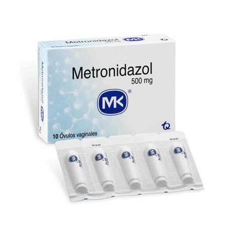 METRONIDAZOL 500 MG CAJA X 10 OVULOS - tudrogueriavirtual