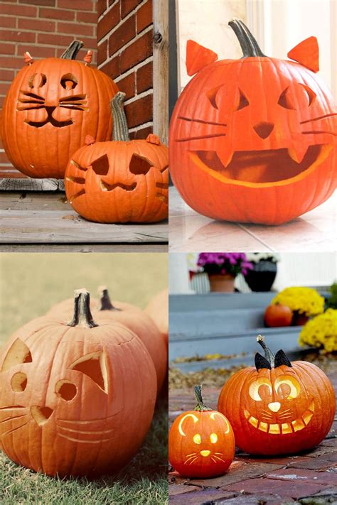 50 Best Easy Pumpkin Carving Ideas & Designs - A Piece Of Rainbow