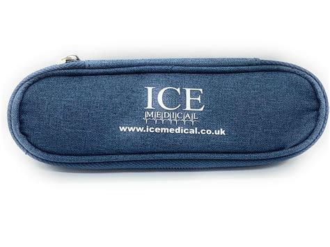 ICE Medical Blue Single Epipen Syringe Case/Bag - Allergies, Diabetes ...