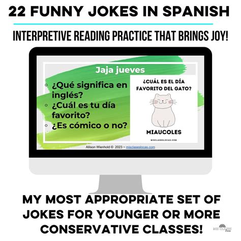 Jokes in Spanish Bell Ringers Jaja jueves 23 - Mis Clases Locas