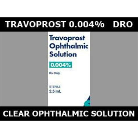 Travoprost Ophthalmic Solution (1 each) Delivery or Pickup Near Me - Instacart