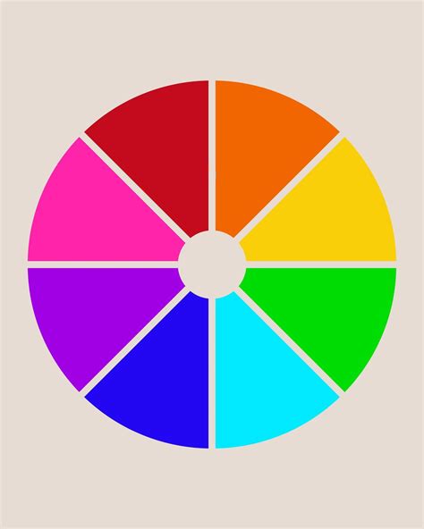 Simple Color Wheel Chart 的图像结果