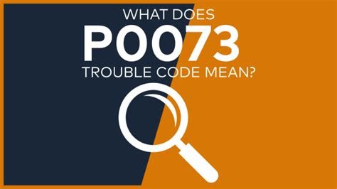 Image result for P0073 Code Causes