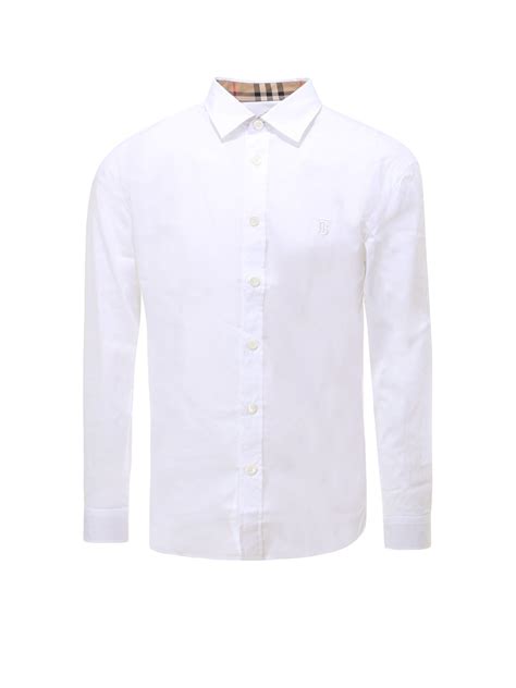 Burberry Shirt in White for Men | Lyst