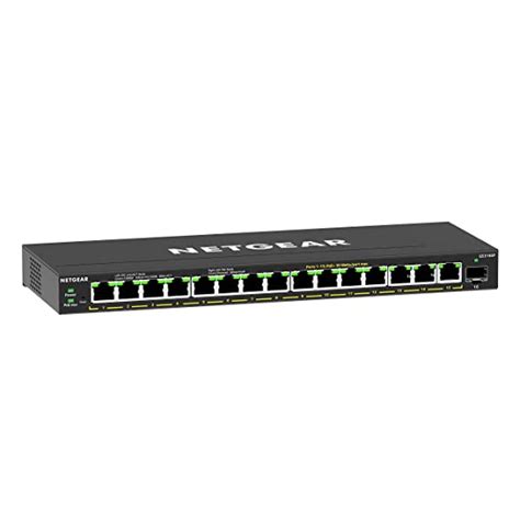 NETGEAR 16-Port PoE Gigabit Ethernet Plus Switch (GS316EP) - Managed ...