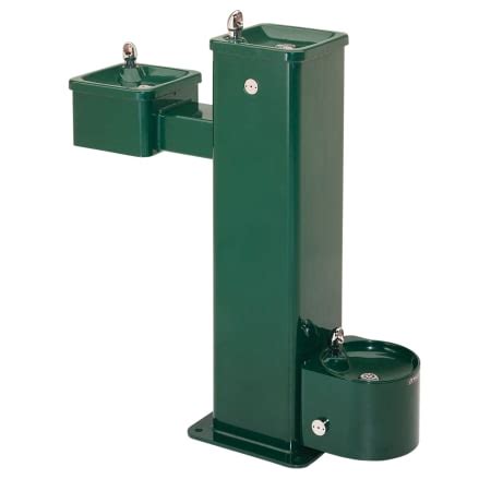 Haws 3500D StreetSmart Floor Mounted Stainless Steel Vandal-Resistant ...