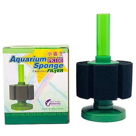 PK-100 Aquarium Black with Green PK Series Bio Sponge Filter for Aquar ...