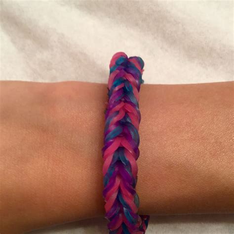 Rainbow Loom Double Cross Fishtail