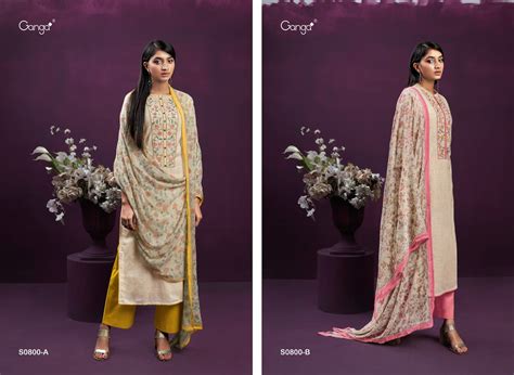 Ailee-0800 Ganga Woven Cotton Plazzo Style Suits Exporter – Kavya Style ...