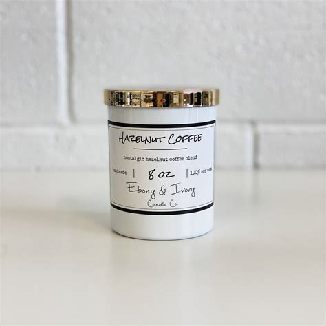 Ebony & Ivory Candle Co. : Hazelnut Coffee | Blush Artistry