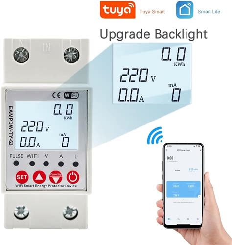 FUTENI 2P 63A TUYA WiFi intal (Talid (Reld ister | Ubuy India