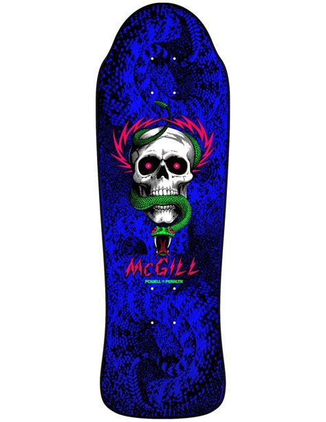 POWELL PERALTA Reissue Blacklight McGill 9.9" - Blue - Old School ...
