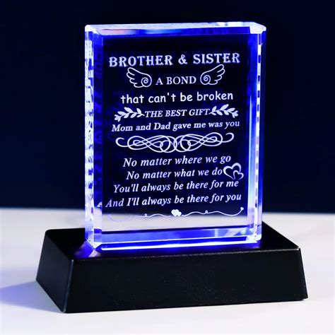 Amazon.com: YWHL Best Brother Gifts from Sister, Birthday Gifts for ...