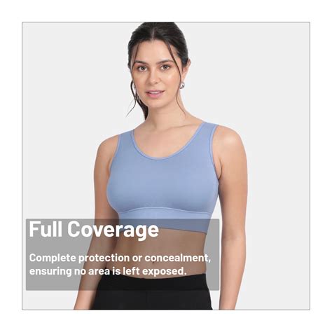 Envie Padded Non-Wired Full Coverage Sports Bra With Removable Padding
