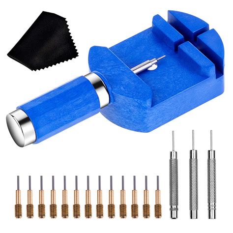 Buy Cridoz Watch Removal Tool Kit, Band Tool Chain Remover With 12 ...