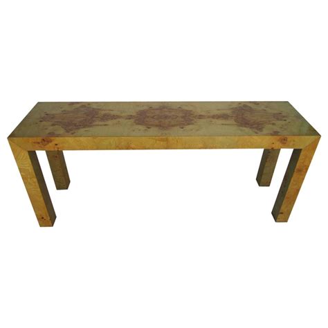 Mid-Century Modern Console Display Table with Marble Shelves at 1stDibs