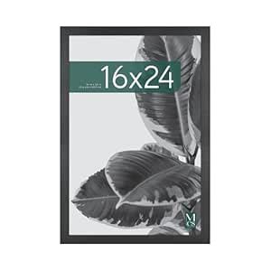 MCS Industries Inc 63733 16x24 Inch Studio Gallery, Black Woodgrain ...