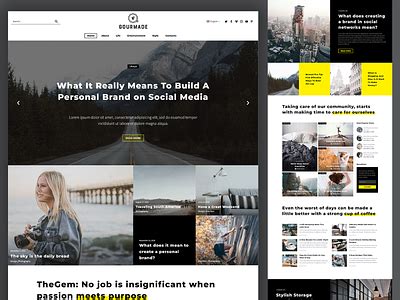 Blog Page Website 的图像结果