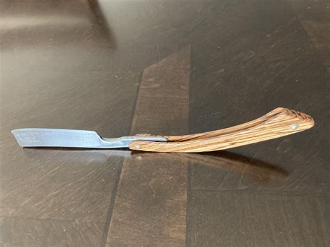 New Zebra Wood Scales - W. Greaves & Sons SR : r/wicked_edge