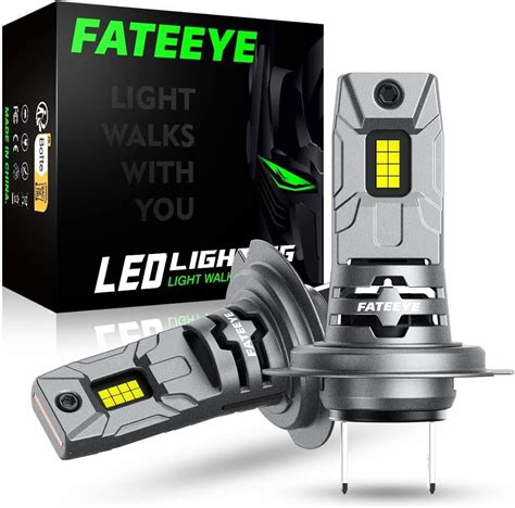 NIGHTEYE H7 LED Headlight Bulb, 60W 12000LM H7 LED Headlights ...