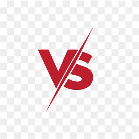 Vs logo red png free Download