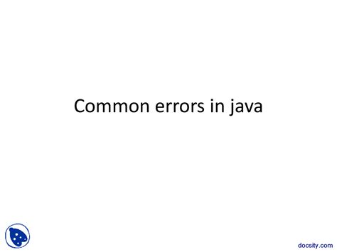 Image result for Java Error Full-Course
