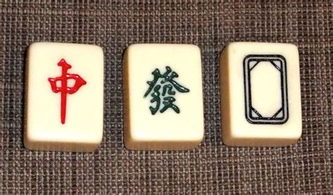Dragon Mahjong Tiles Set for Casino Games