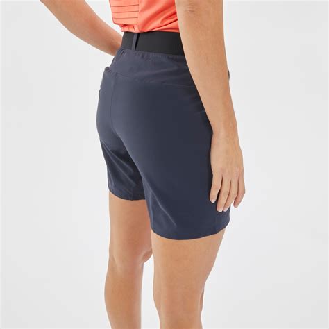 Women’s Hiking Shorts - MH 100 - Asphalt blue - Quechua - Decathlon