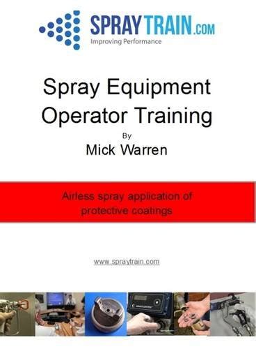 Buy Spray Equipment Operator Training: Airless Spray Application of ...