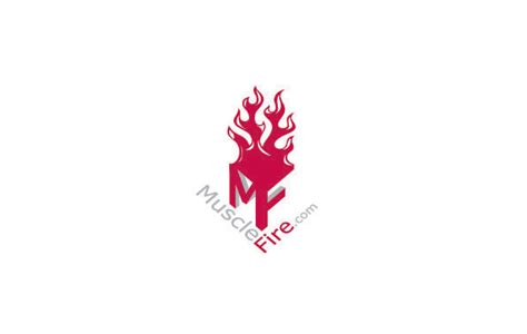 国外健身网站的Logo设计，以名称中火的元素_空灵LOGO设计公司