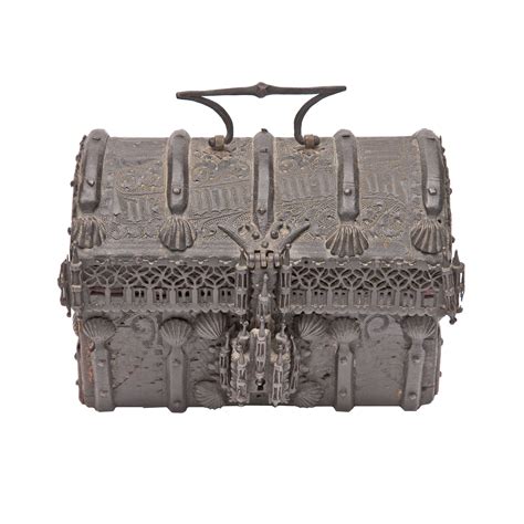 Bonhams : A Very Rare Spanish Gothic Casket