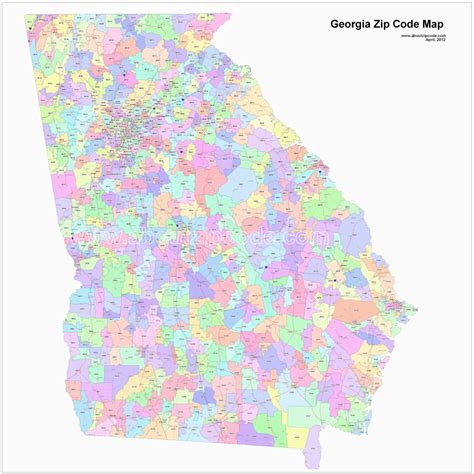 Atlanta Ga Zip Code Map - Tourist Map