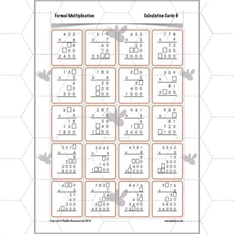 Expanded Method of Multiplication Year 5 的图像结果