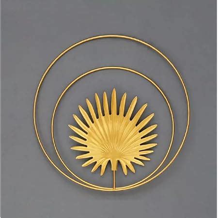 CraftVatika Metal Iron Ham Leaf Couple Wall Art Sculpture and Hanging ...