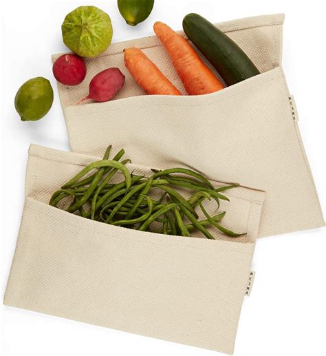 Amazon.com: MEEMA Eco-Friendly Vegetable Crisper Bags - Reusable ...