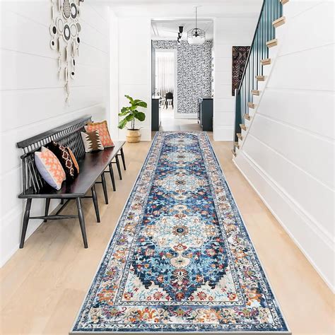 Amazon.com: U'Artlines 2' x 10' Boho Hallway Runner Rug, Non Slip ...