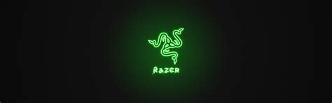 Download wallpaper Green, Black, Logo, Razer, Wallpaper, Hi-Tech ...