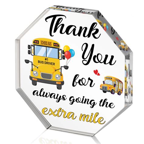 Amazon.com: WATINC Bus Driver Appreciation Gifts - Thank You School Bus Drivers Gift for Women ...