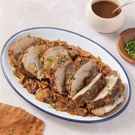 Roast Pork Loin with Apples Recipe