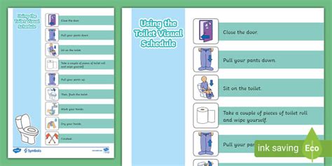 Twinkl Symbols: Using the Toilet Visual Schedule - Twinkl