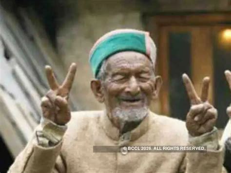 Independent India's first voter to cast vote again, at 100 - Age is ...